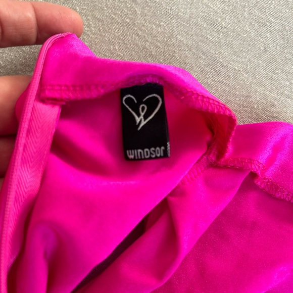 Windsor Mini Dress / Licra / Hot Pink  Size S - Picture 10 of 12